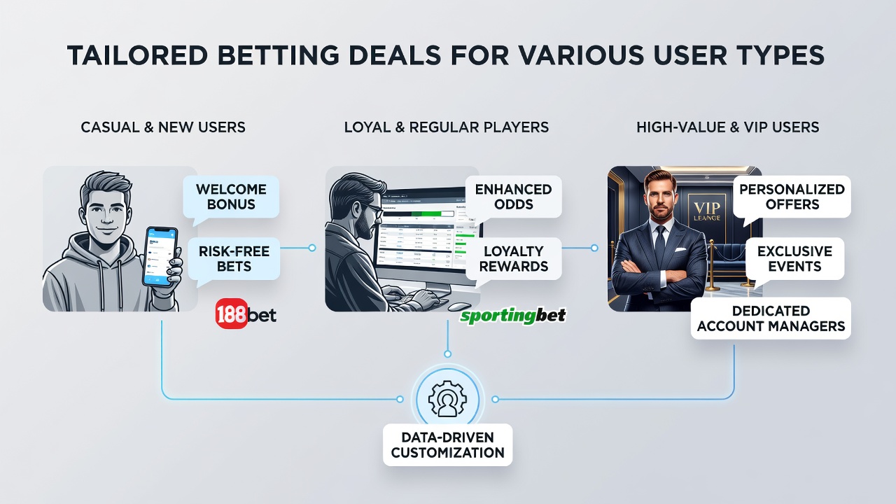Loyalty program dashboard showing reward tiers for regular bettors at major operators